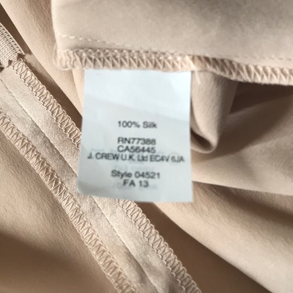 Madewell Scalloped Silk Blouse NWT - Picture 6 of 8